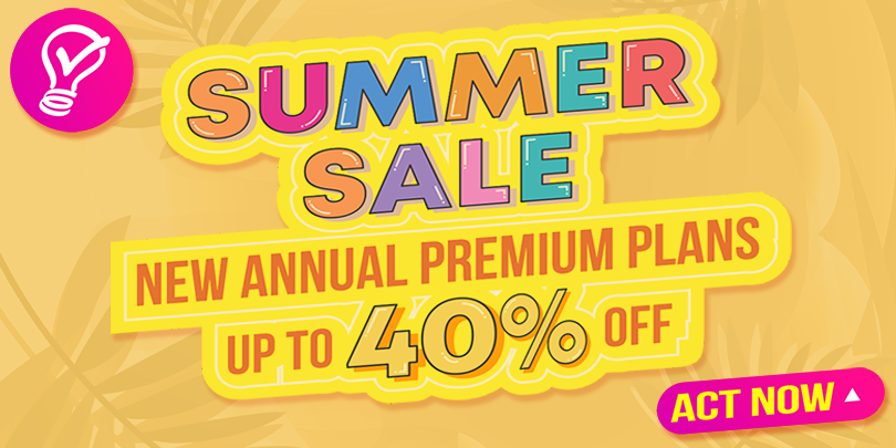 Save with this Summer Deal: Get Premium Features for a Year