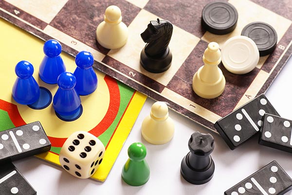 chess dominos sorry and other board game pieces