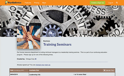Organize Employee Training Seminars
