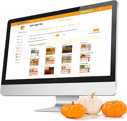 Free Thanksgiving Sign Up Tool