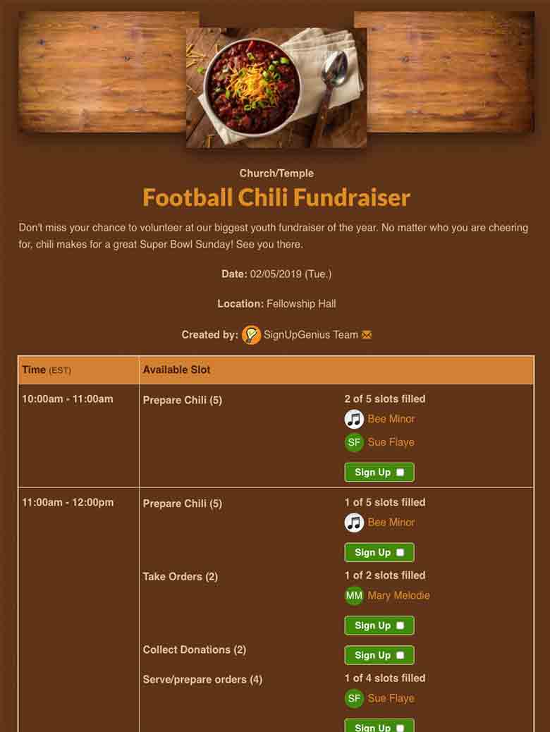 Plan a Football Fundraiser