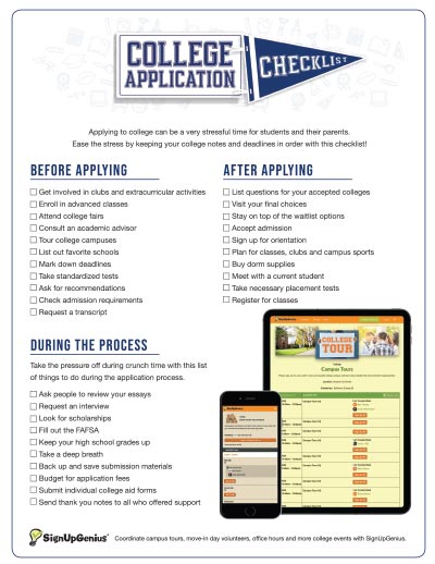 College Application Checklist